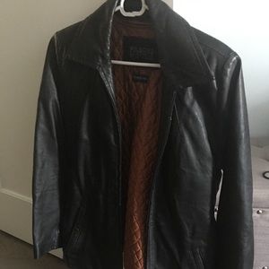 Wilsons real leather tie jacket - size small